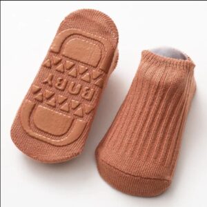 Baby Grip socks Tan